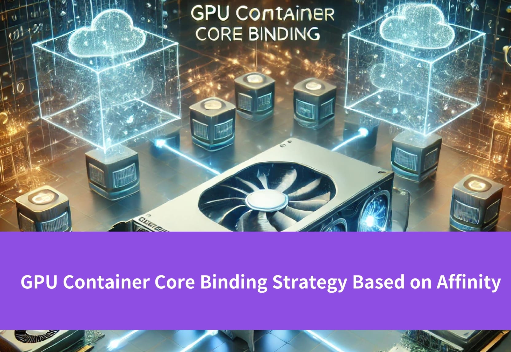 GPU Container Core Binding Strategy Based on Affinity